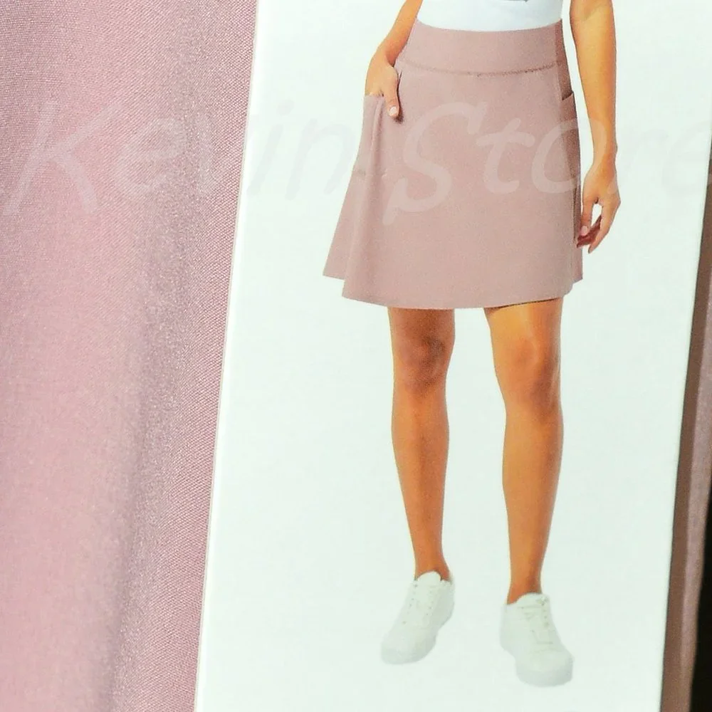 Pink NWT‎ 32 Degrees ladies Flowy woven lightweight skorts